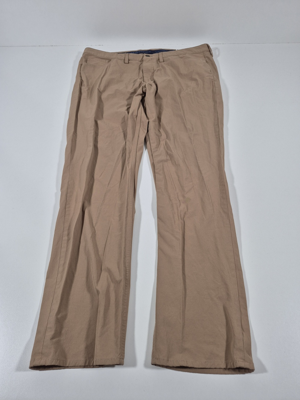 Vineyard Vines Performance Pants Mens 40x32 Beige 5 Pocket Stretch Chino Golf